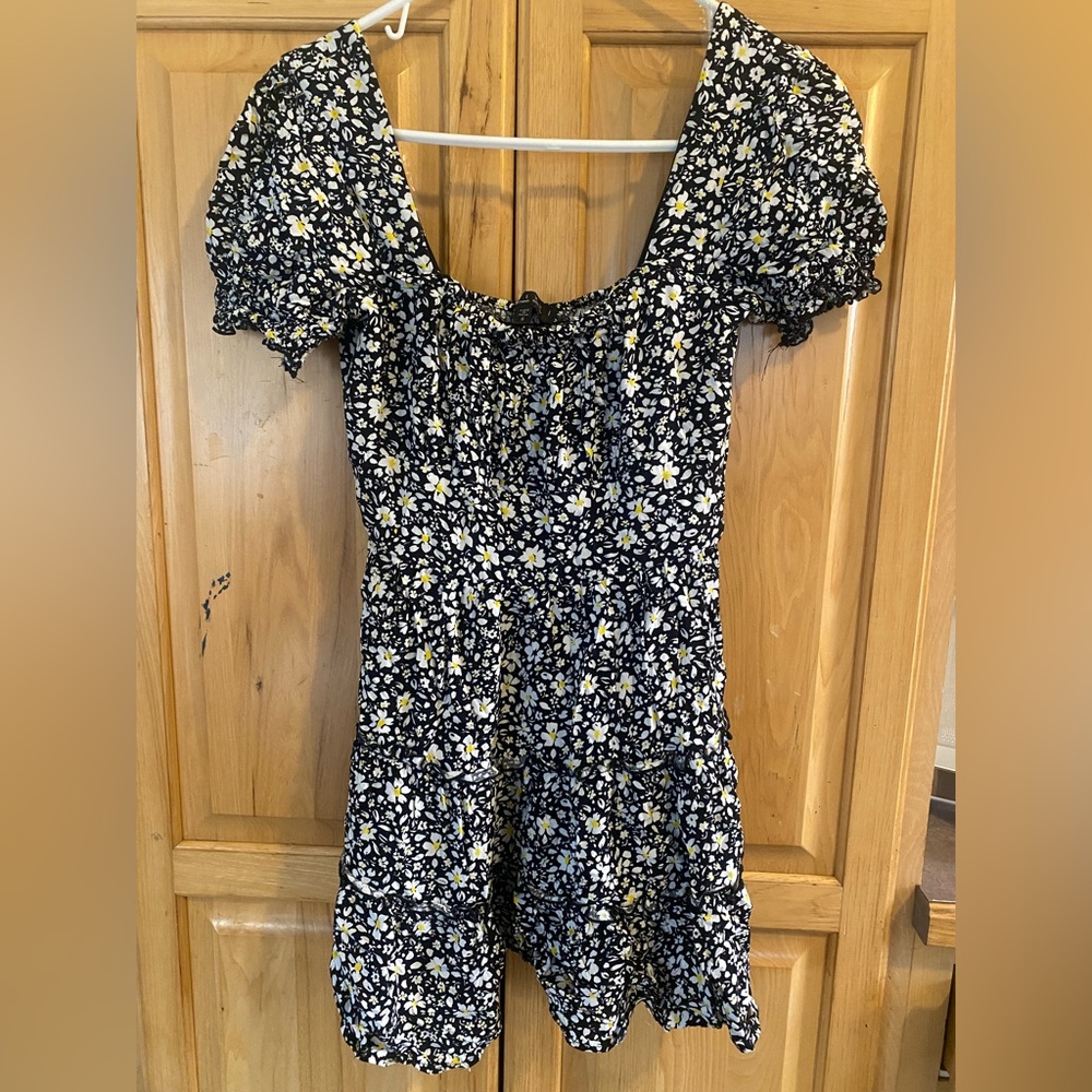 Buckle mini summer dress size S